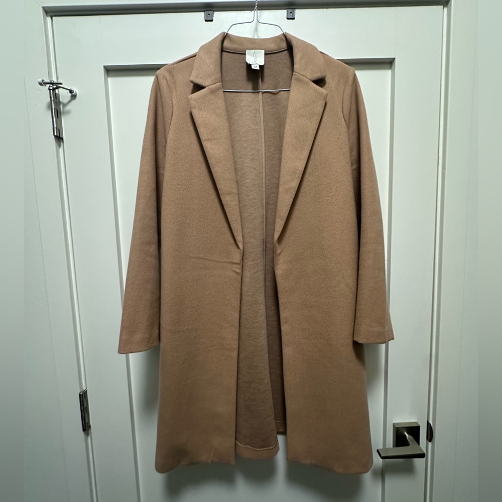 Joie Beige Long Jacket size M